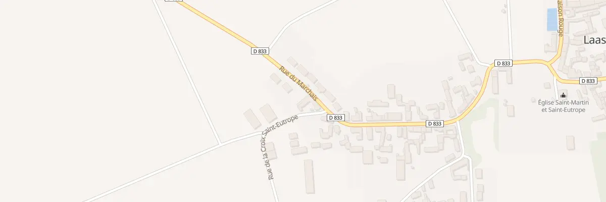 Plan du 4 Rue de la Croix St Eutrope à Laas