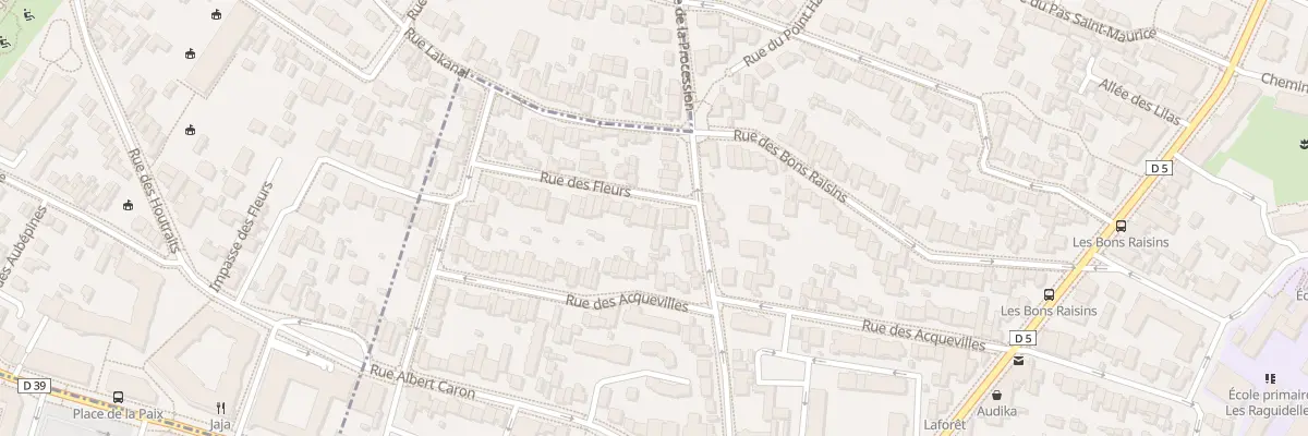 Plan du 7 Rue des Fleurs à Suresnes