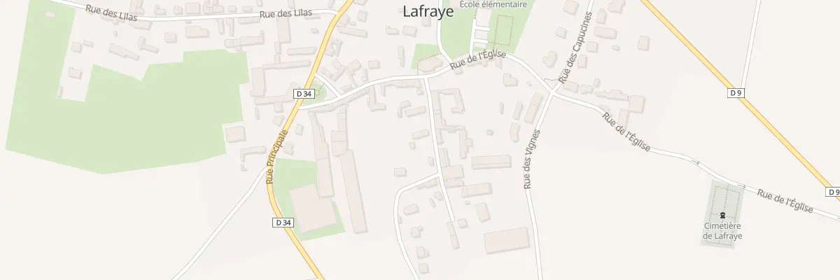 Plan du 10 Rue de l’Horloge à Lafraye