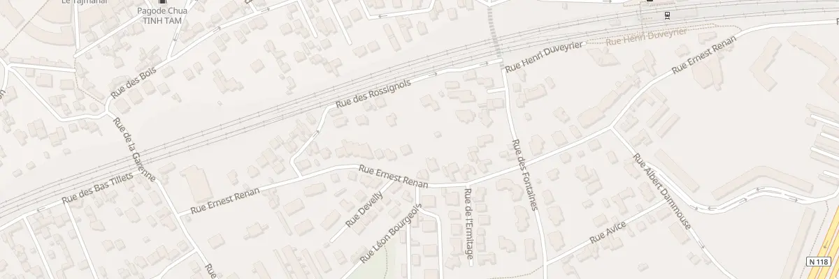 Plan du 32 Rue Ernest Renan à Sèvres