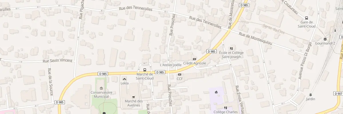 Plan du 24 Rue Preschez à Saint-Cloud