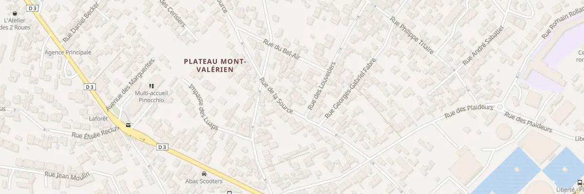 Plan du 179 Rue de la Source à Nanterre
