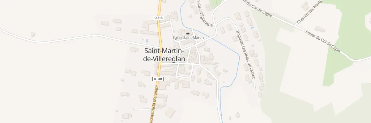 Plan du 36 Le Village à Saint-Martin-de-Villereglan