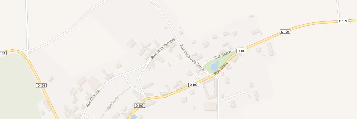Plan du 2 Rue du Jeu de Tamis à Rogy