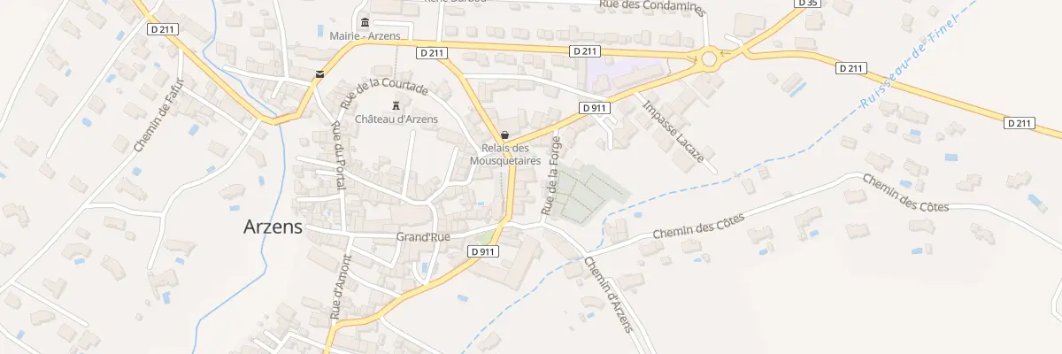 Plan du 42 Pl de la Mairie à Arzens