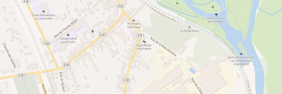 Plan du 19 Rue Andre Bremu à Mehun-sur-Yèvre