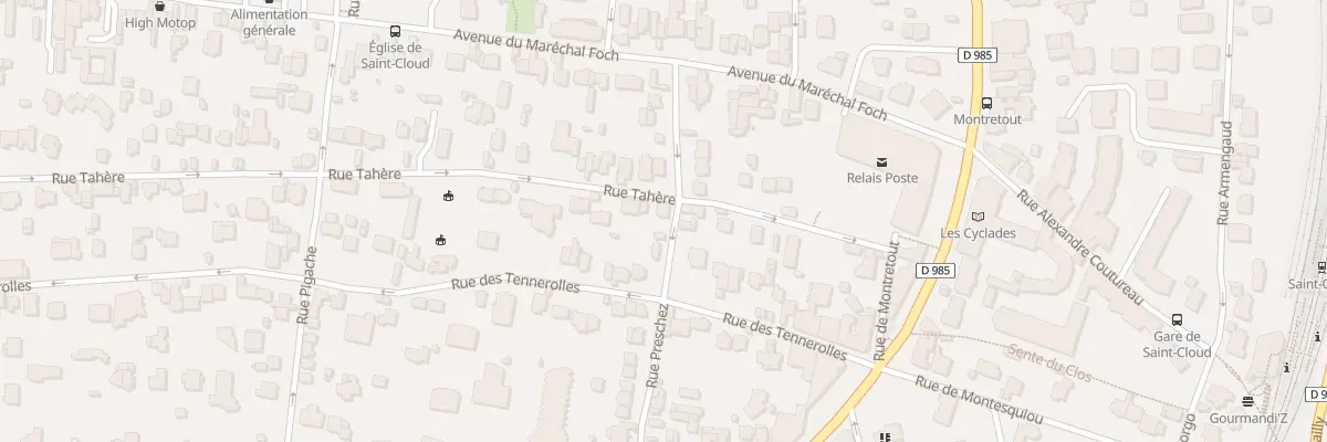 Plan du 35 Rue Preschez à Saint-Cloud
