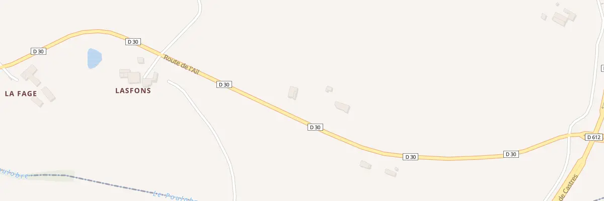 Plan du 56 Rte de l’Ail à Montfa