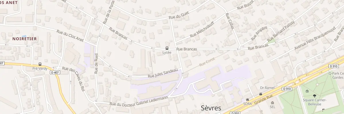 Plan du 53 Rue Brancas à Sèvres