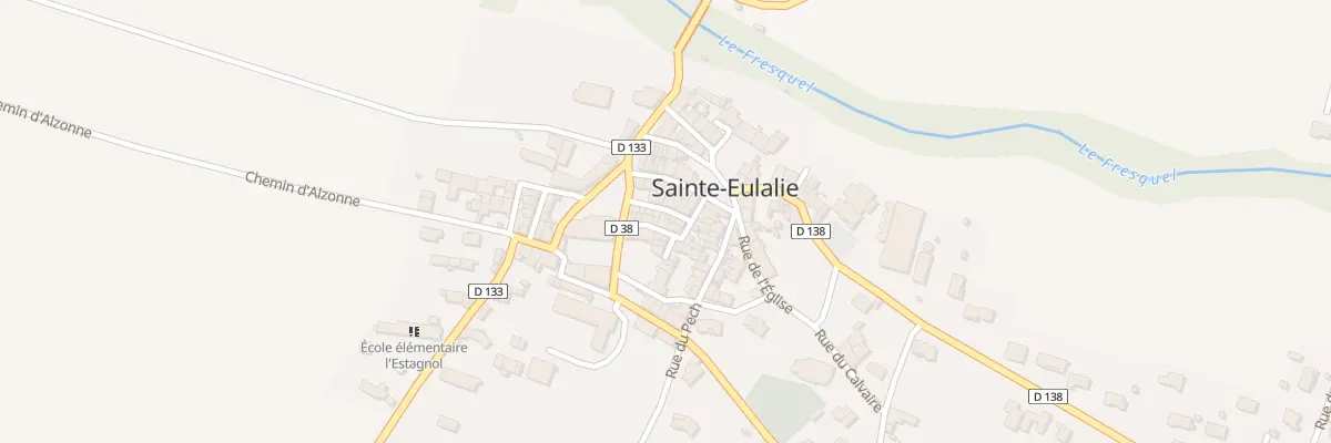 Plan du 5 Rue de la République à Sainte-Eulalie