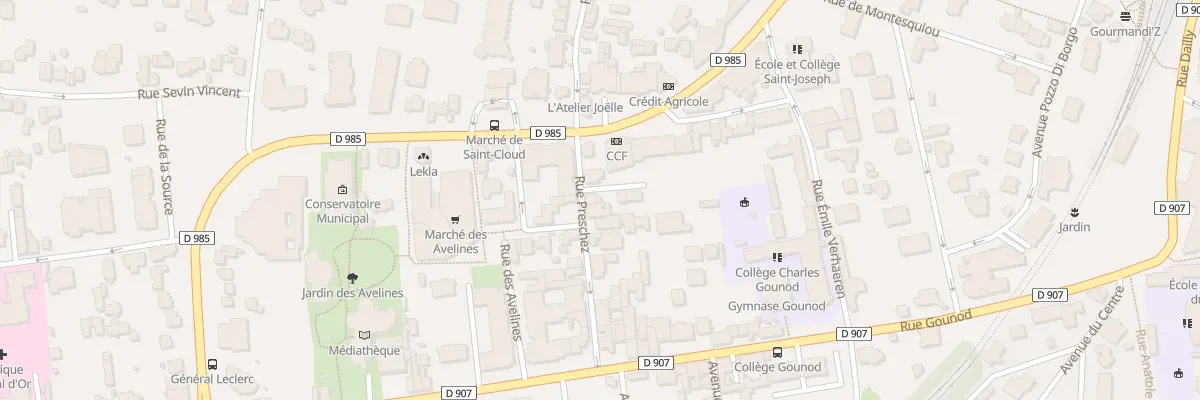 Plan du 16 Rue Preschez à Saint-Cloud
