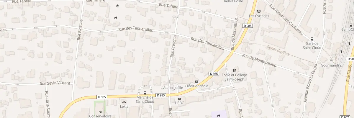 Plan du 38 Rue Preschez à Saint-Cloud