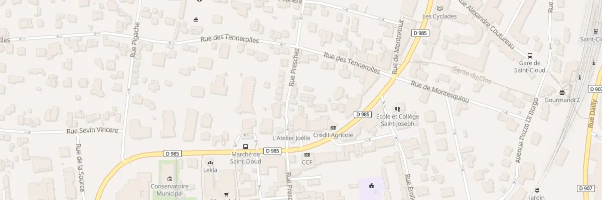 Plan du 36 Rue Preschez à Saint-Cloud