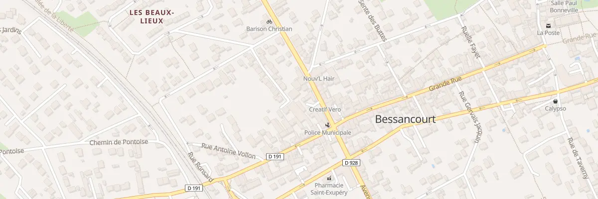 Plan du 5 Av de la République à Bessancourt