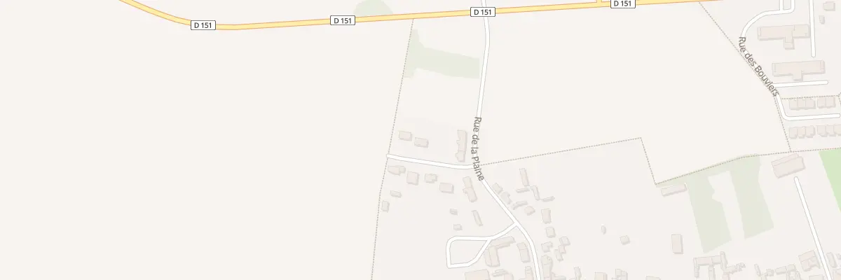 Plan du 2 Les Hallaux de la Plaine à Froissy