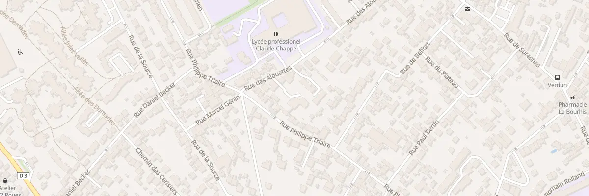 Plan du 89 Rue des Alouettes à Nanterre