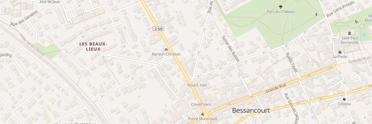 Plan du 26 Av de la République à Bessancourt