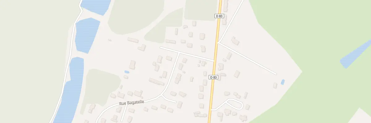 Plan du 25 Rue de Bagatelle à Vannes-sur-Cosson