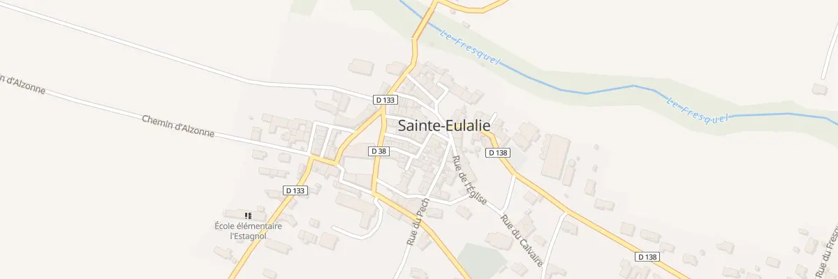 Plan du 13 Rue du Four à Sainte-Eulalie