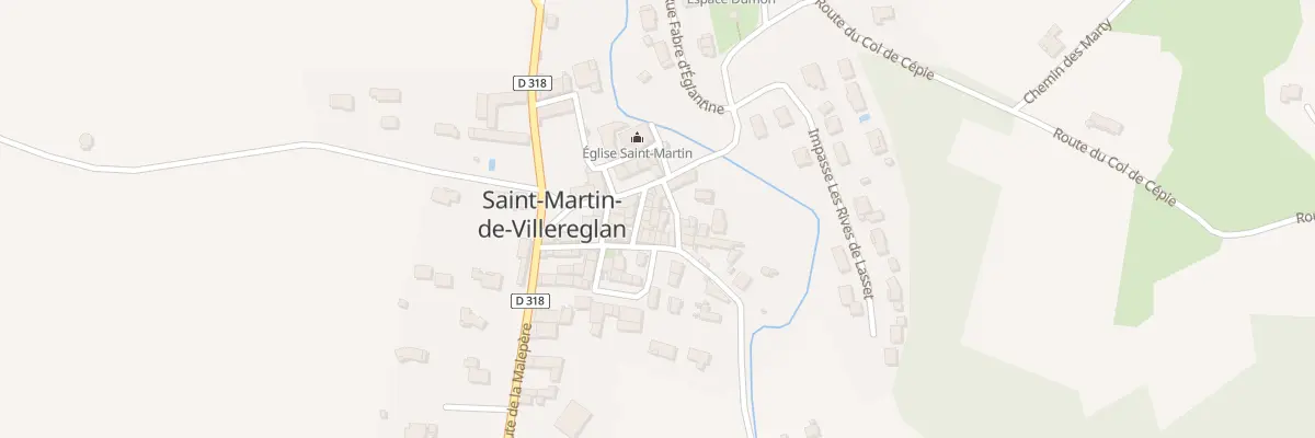 Plan du 43 Rue Jean de la Fontaine à Saint-Martin-de-Villereglan