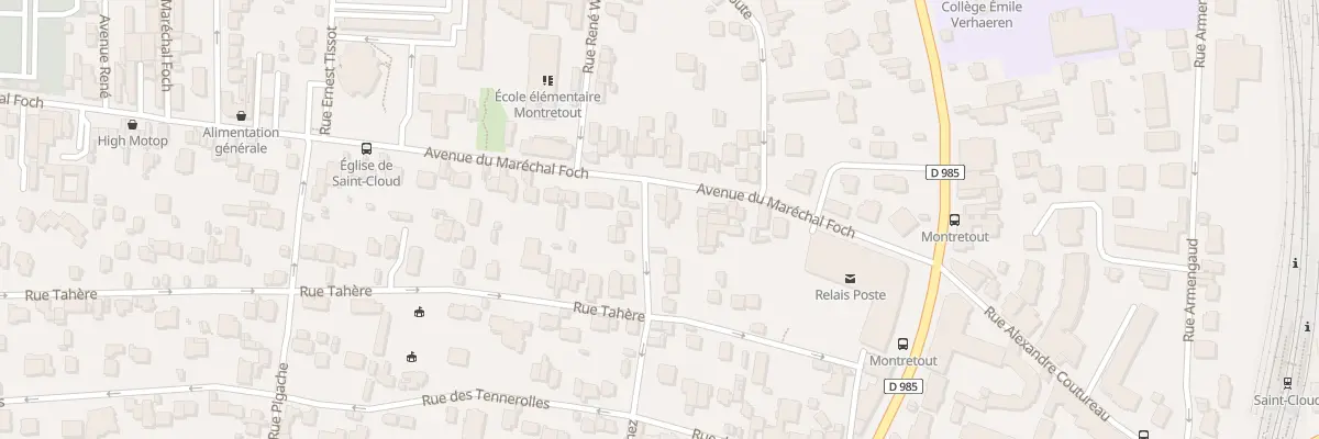 Plan du 62 Rue Preschez à Saint-Cloud
