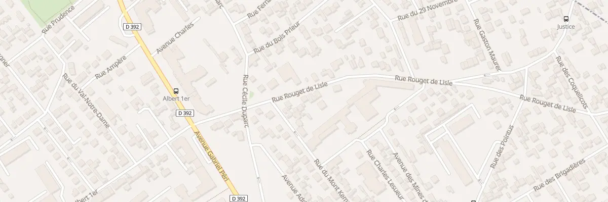 Plan du 75 Rue Rouget de Lisle à Bezons