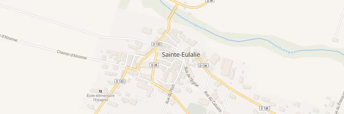 Plan du 12 Rue Grand Rue à Sainte-Eulalie