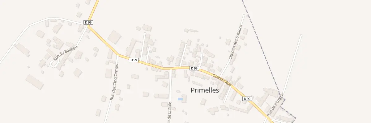 Plan du 40 Grande Rue à Primelles