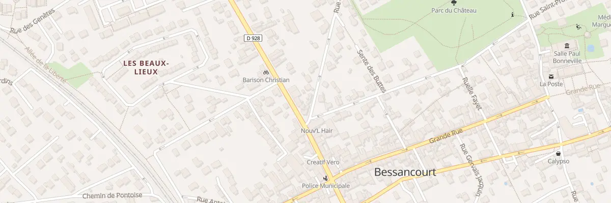Plan du 22 Av de la République à Bessancourt