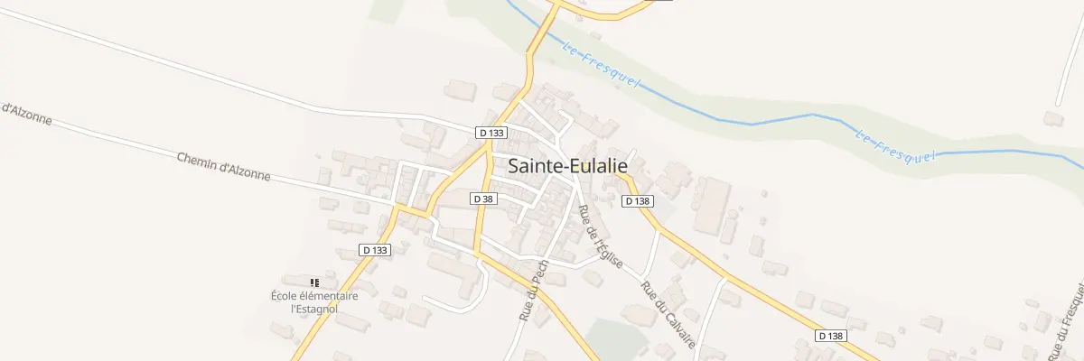 Plan du 9 Rue de la République à Sainte-Eulalie