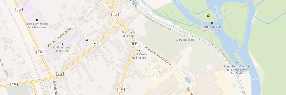 Plan du 7A Rue Andre Bremu à Mehun-sur-Yèvre