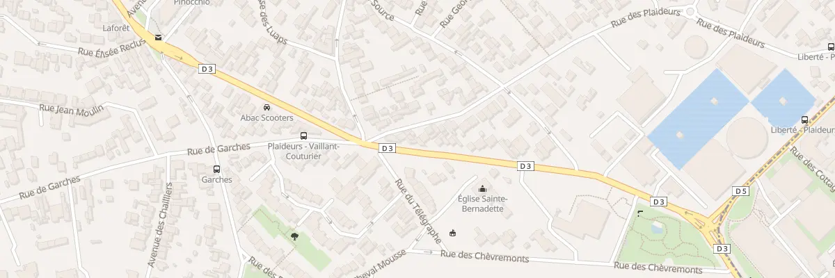 Plan du 279 Rue Paul Vaillant-Couturier à Nanterre