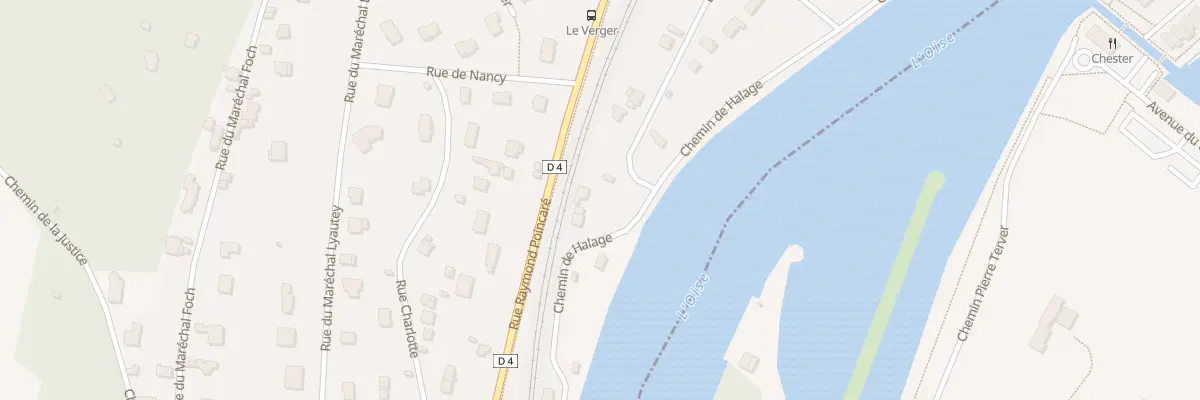 Plan du 21 Che du Halage à Parmain