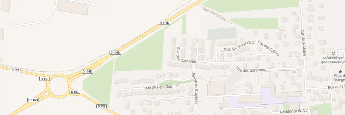 Plan du 43 Rue des Garennes à Ollainville