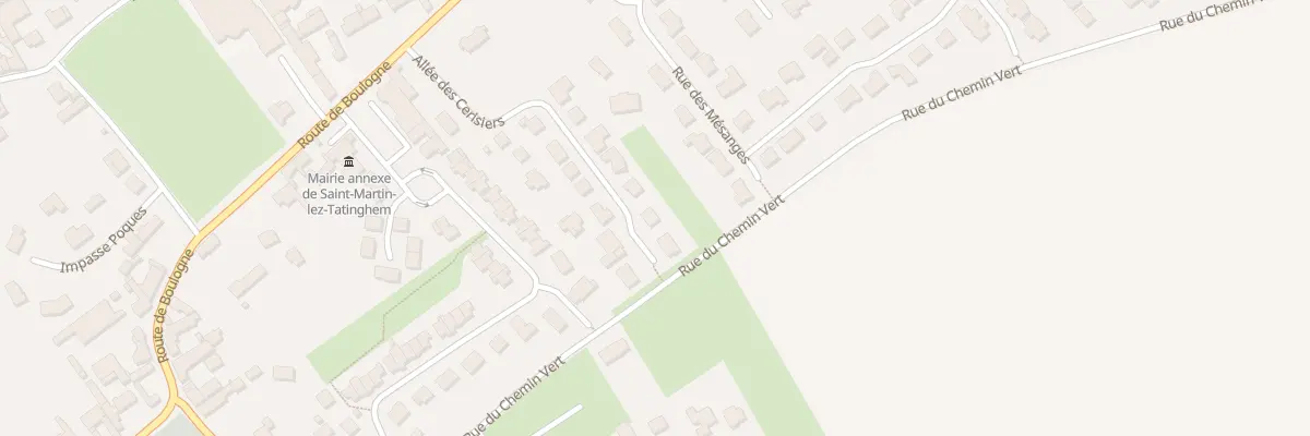 Plan du 11 All des Cerisiers à Saint-Martin-lez-Tatinghem