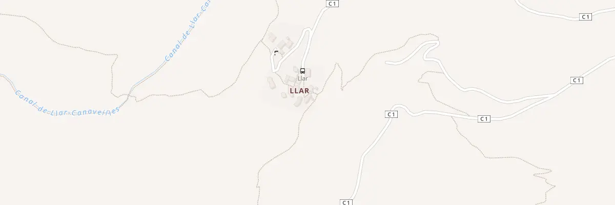 Plan du 8 Village de Llar à Canaveilles