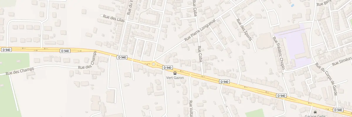 Plan du 727 Rue Pierre Longueval à Loon-Plage