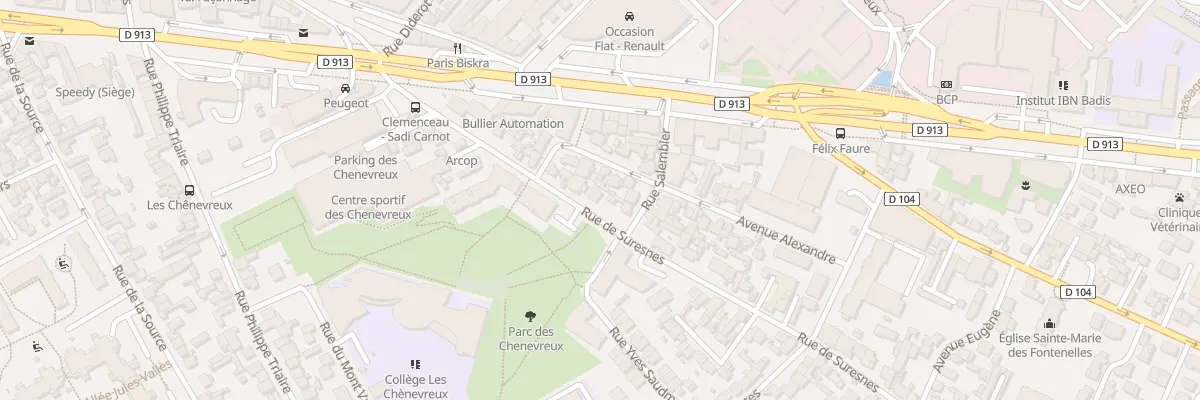 Plan du 19 Rue de Suresnes à Nanterre