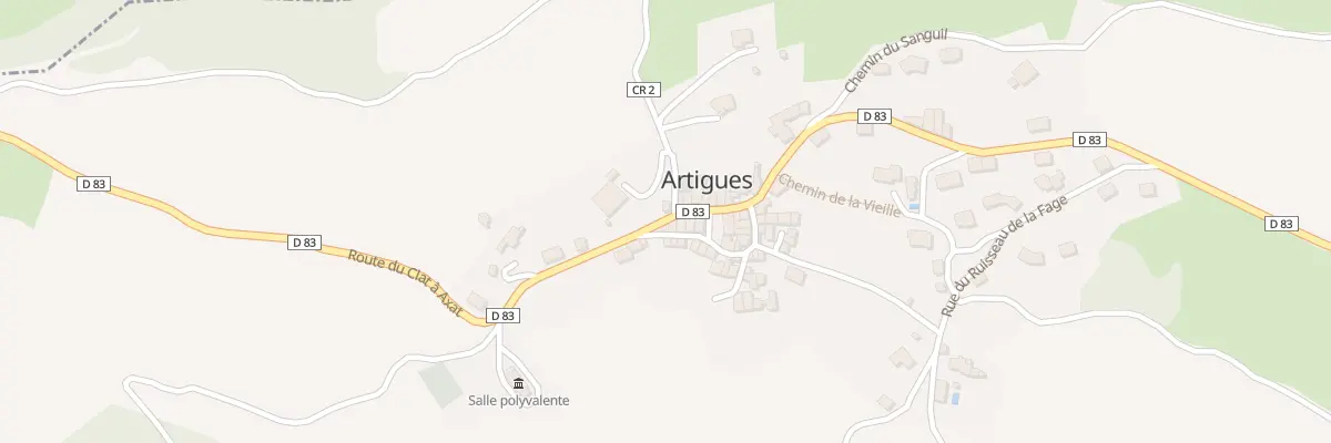 Plan du 9004 Le Village à Artigues
