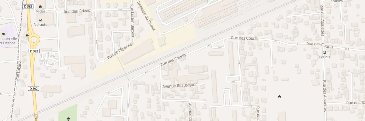 Plan du 175 Rue des Courlis à Argenteuil