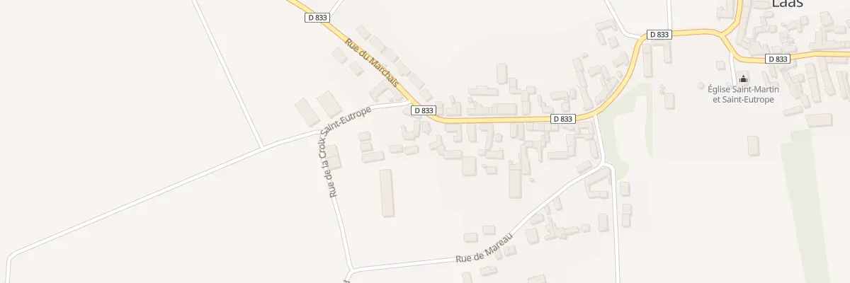 Plan du 27 Rue du Marchais à Laas