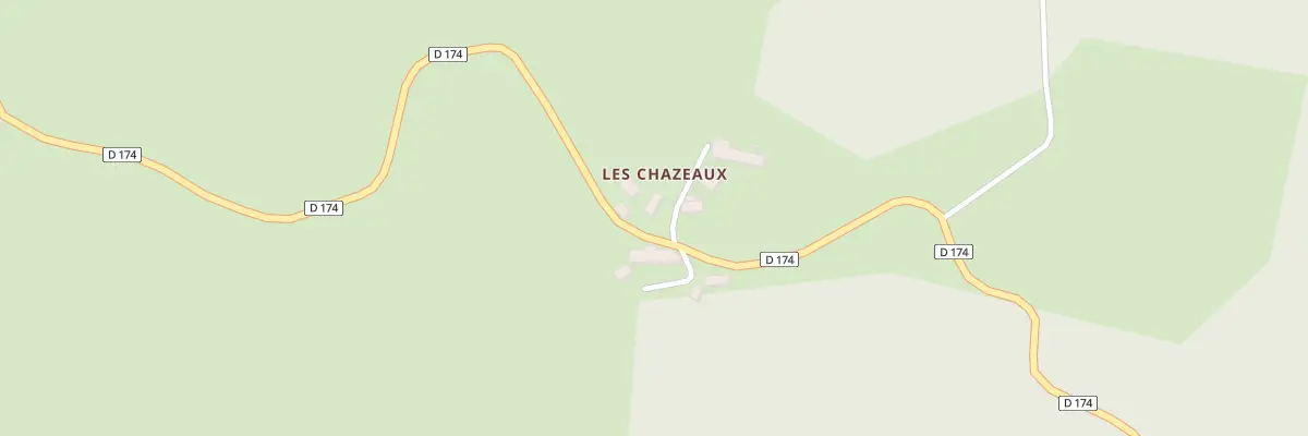 Plan du 3 Les Chazeaux à Sornac
