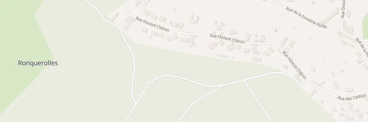 Plan du 333 Rue Honoré Chéron à Ronquerolles