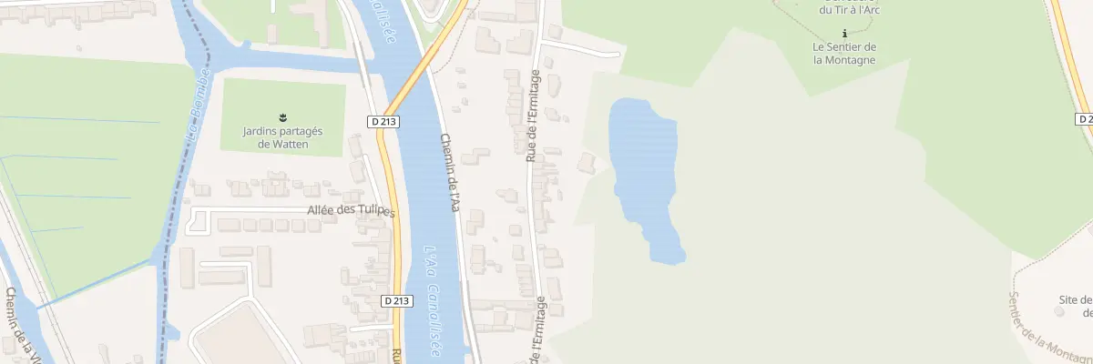 Plan du 43 Rue de l’Ermitage à Watten