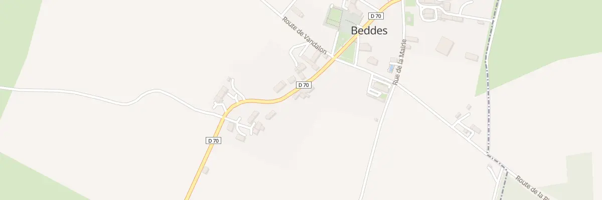 Plan du 6 Gr Grande Rue à Beddes