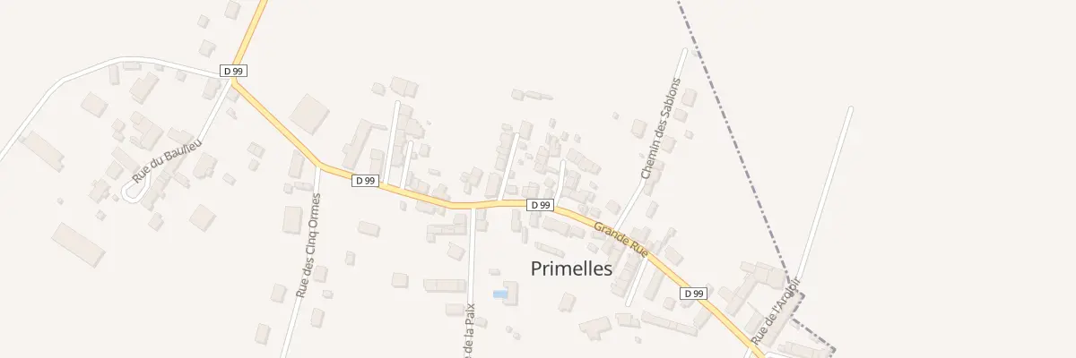 Plan du 38 Gr Grande Rue à Primelles