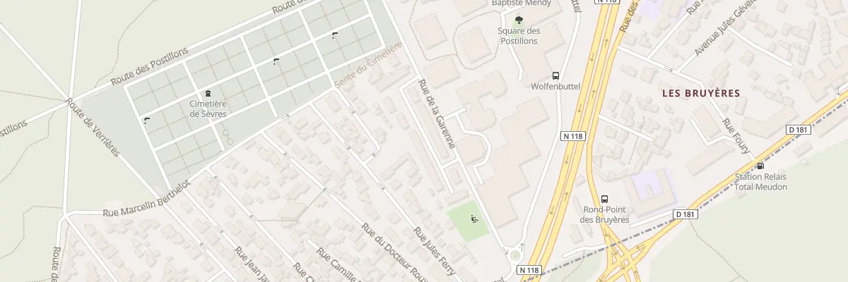 Plan du 50 Rue de la Garenne à Sèvres