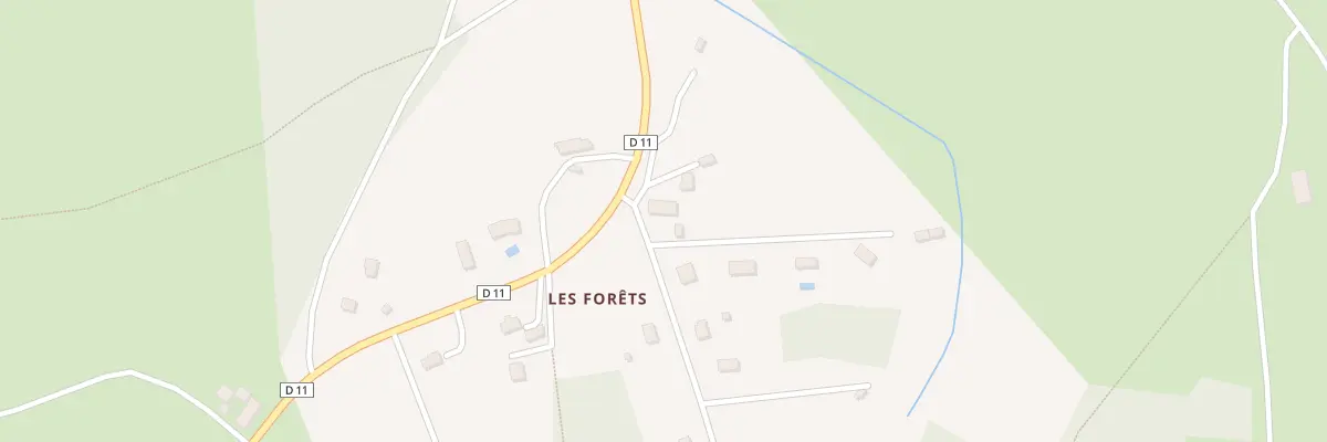 Plan du 58 Les Forêts à Saint-Silvain-Bas-le-Roc
