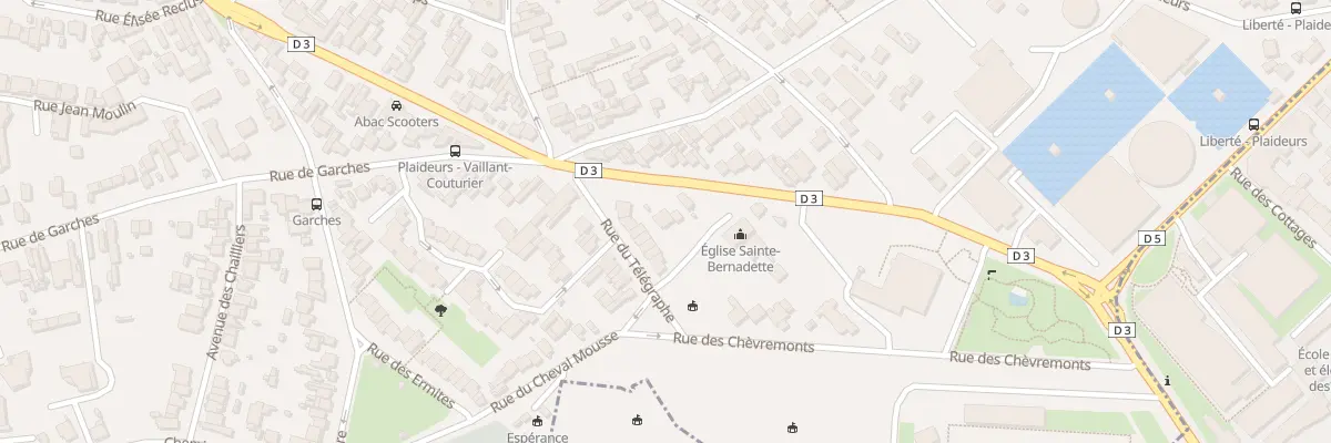 Plan du 254 Rue Paul Vaillant-Couturier à Nanterre