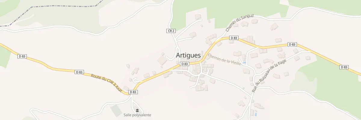 Plan du 37B Le Village à Artigues